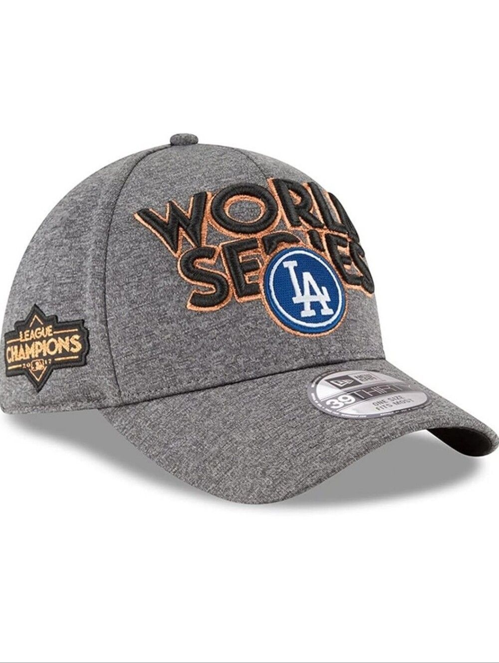 New Era LA Los Angeles Dodgers 39THIRTY World Series 2017 Champions Hat
